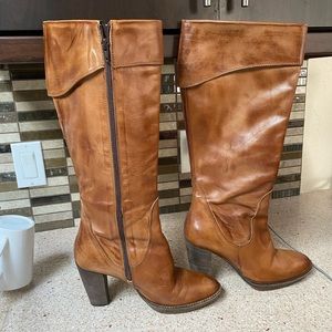 Light brown Italian boots bought in Italy